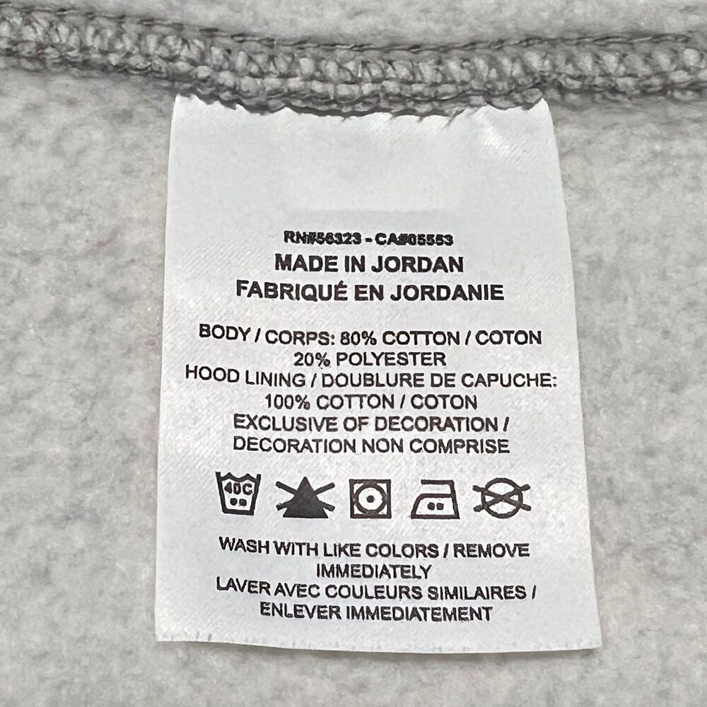 Nike Teens Edmond Memorial Basketball Hoodie Sweatshirt Gray Size M Bulldogs - Picture 5 of 5
